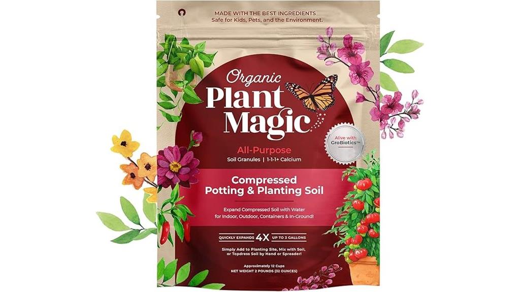 organic garden soil compression