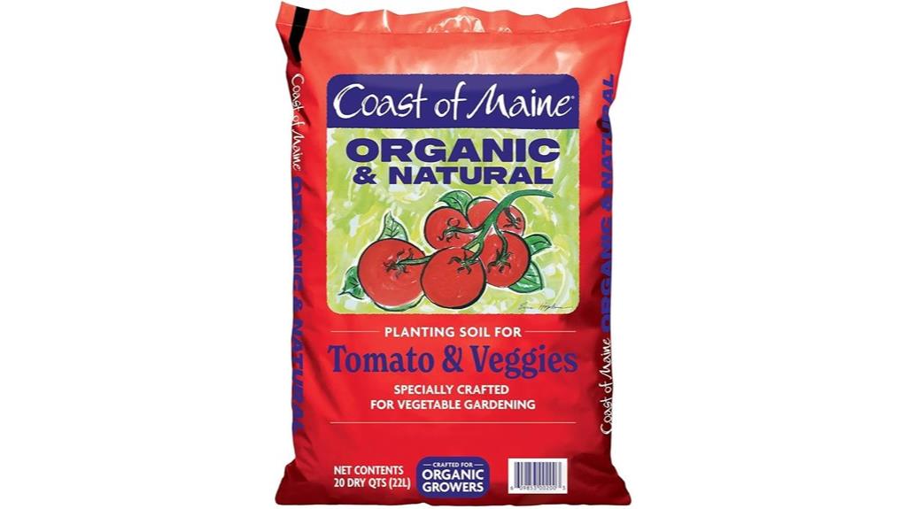 organic maine vegetable soil