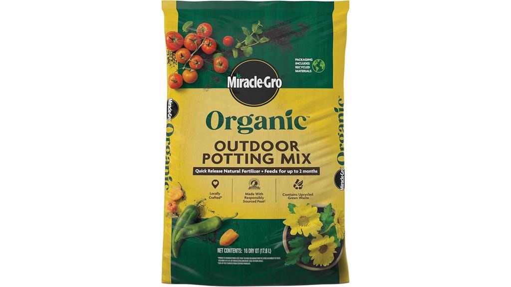 organic outdoor planting mix