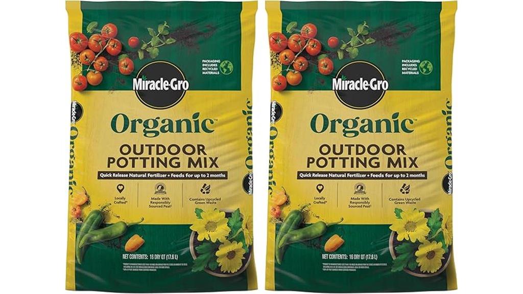 organic outdoor potting mix