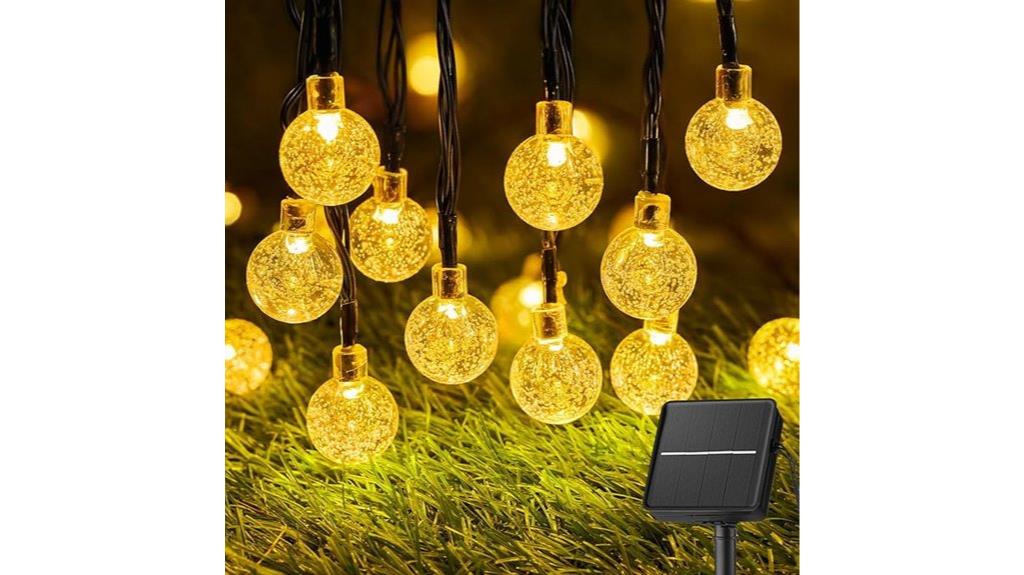outdoor solar string lights