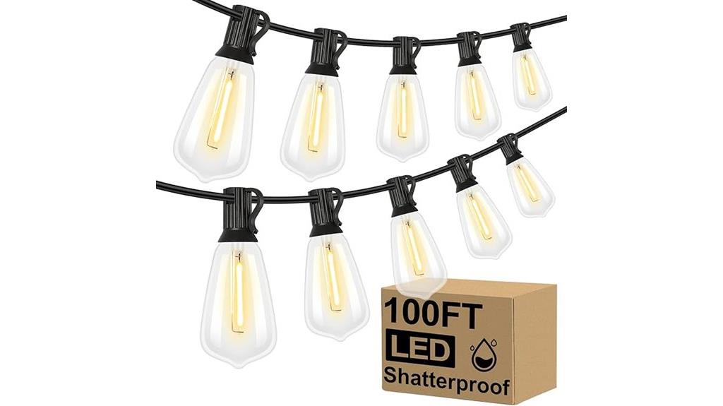 outdoor vintage edison bulb lights