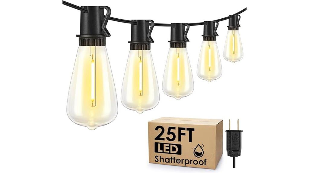 outdoor waterproof edison bulbs