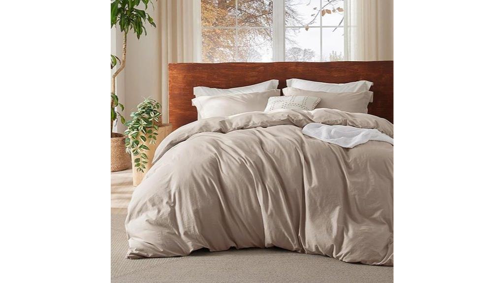 oversized cotton duvet set