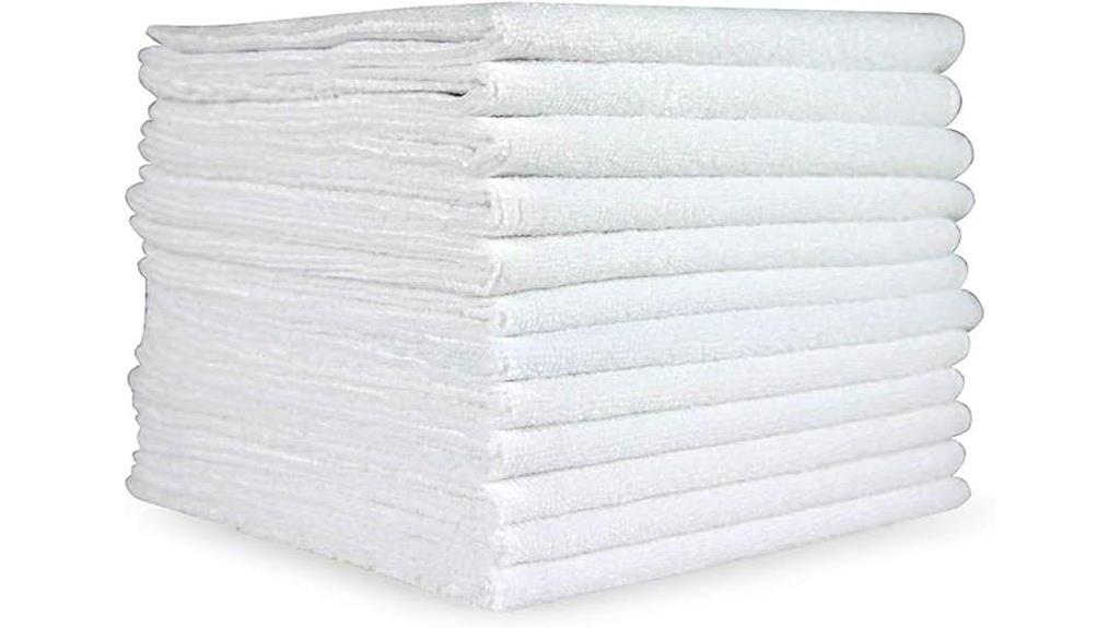 pack of twelve microfiber cloths