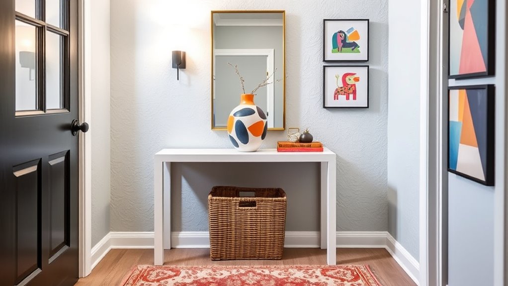 personalized decorative entryway design