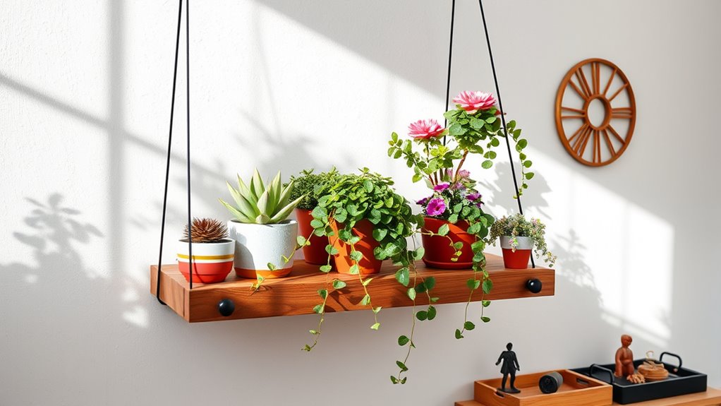 personalized hanging plant display