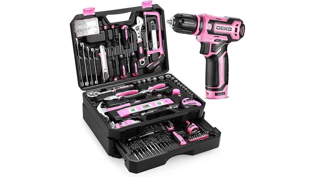 pink drill set organizer