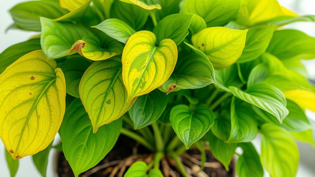 plant nutrient deficiency symptoms