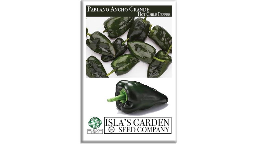 poblano ancho pepper seeds