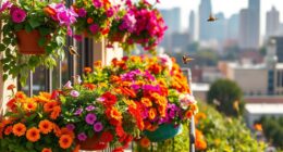 pollinator friendly balcony gardening