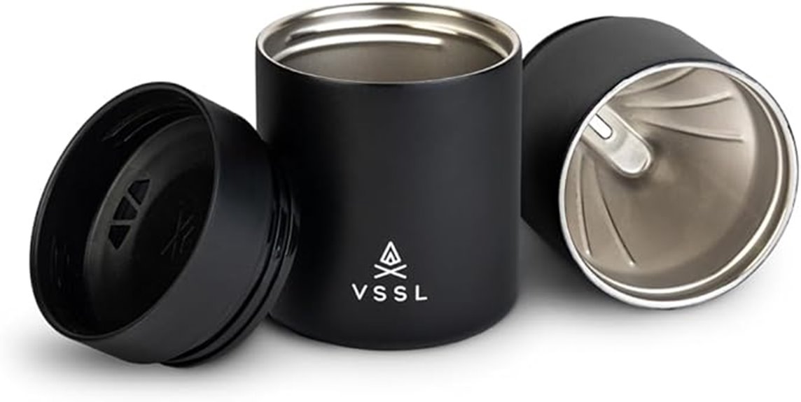 portable 10 oz pour over set