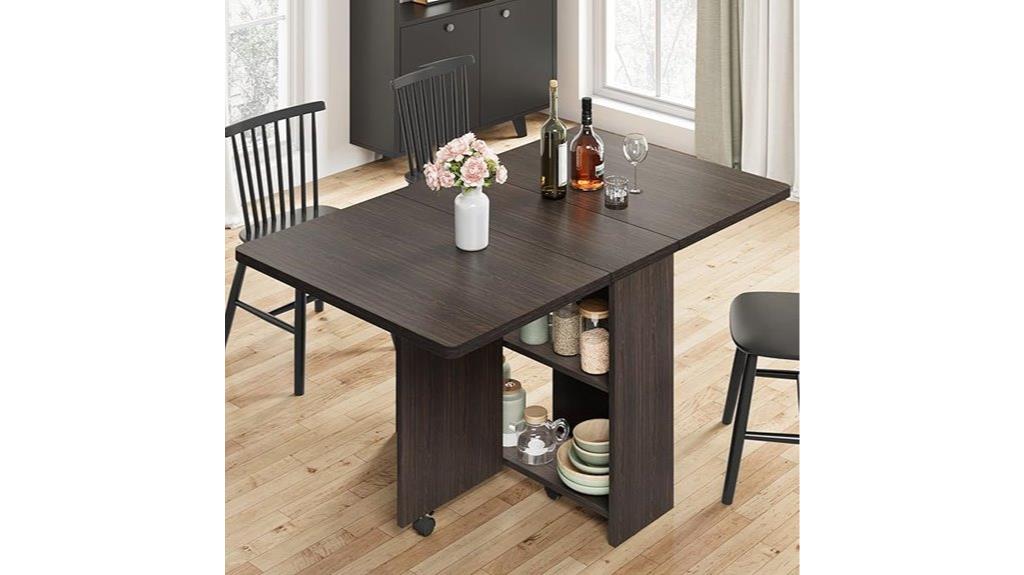 portable table with storage
