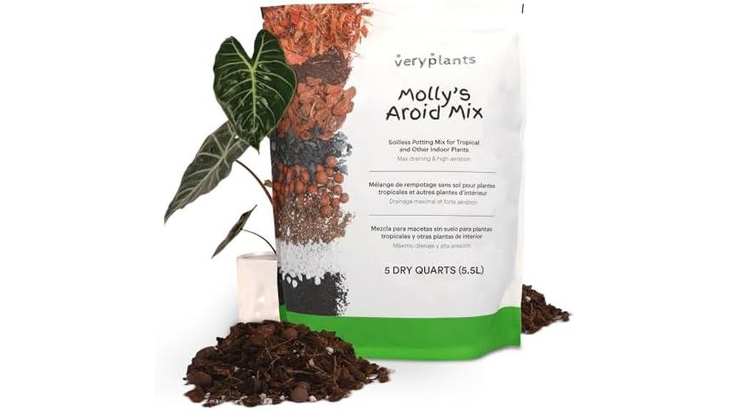 premium indoor plant potting mix
