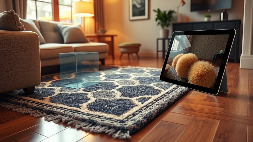 preview rugs with digital tools