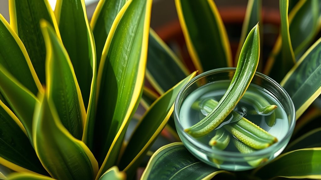 propagate with leaf cuttings