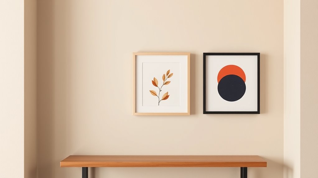 proportional spaced cohesive display