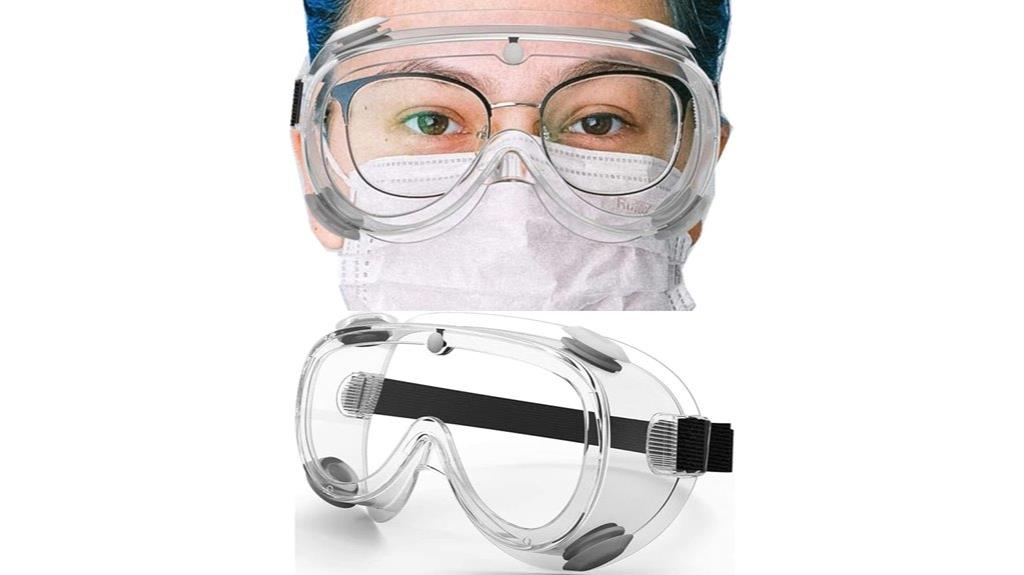 protective goggles with anti fog