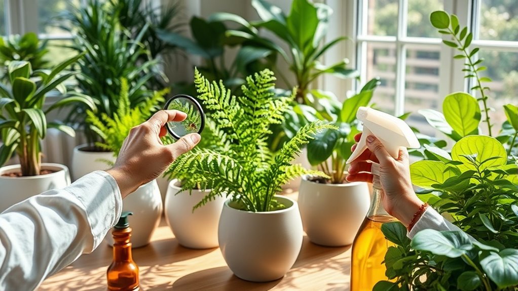 quarantine new plants properly