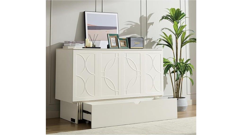 queen bed with storage