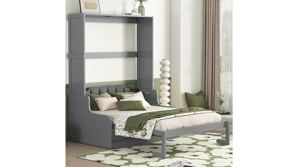 queen size murphy bed