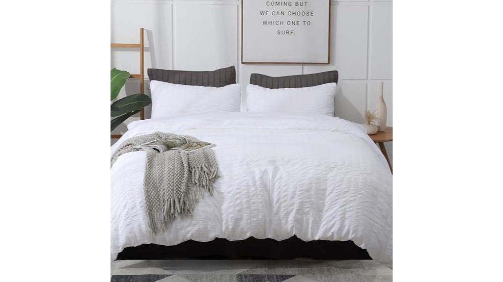 queen size white duvet