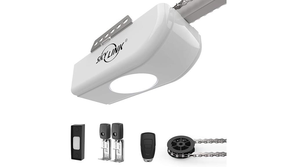 quiet dc motor garage opener