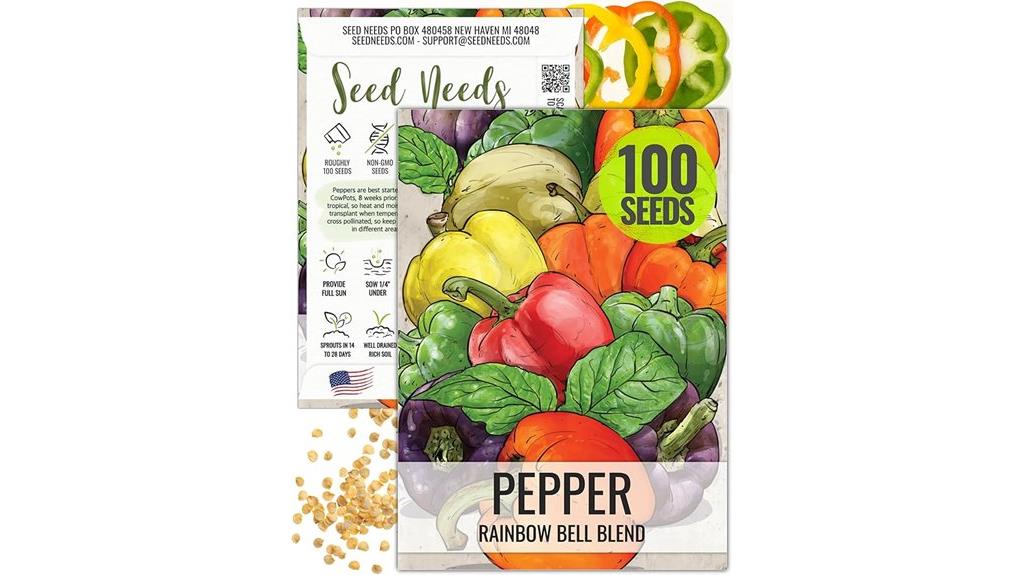 rainbow bell pepper seeds
