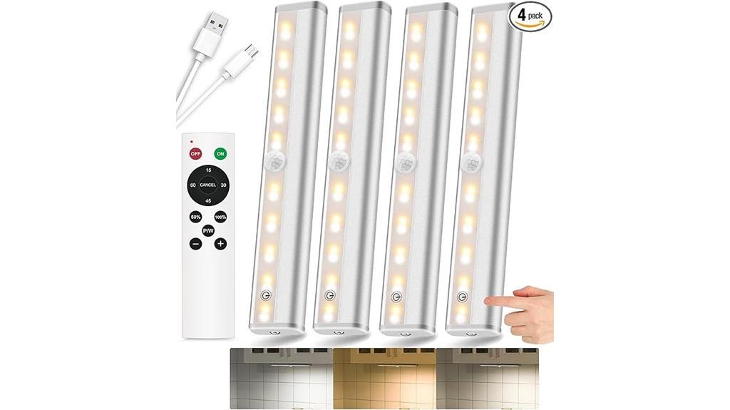 remote controlled led cabinet lights