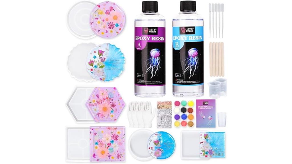 resin coaster kit set