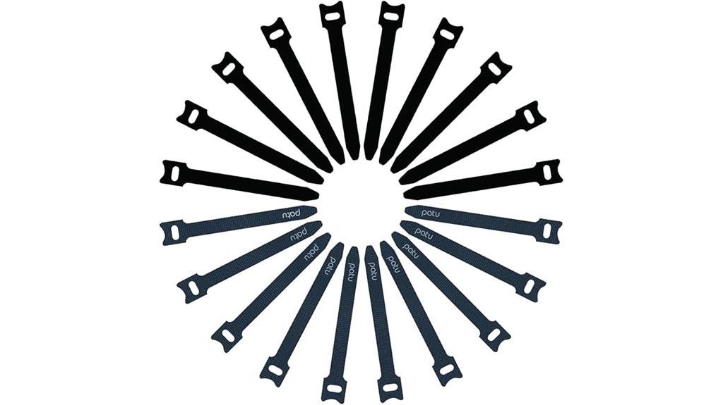 reusable black cable ties