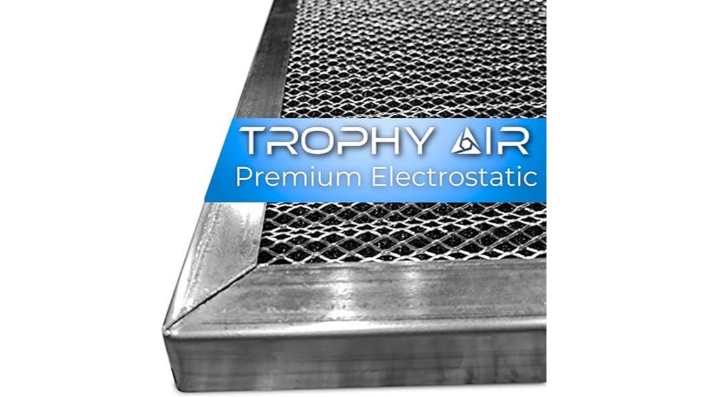 reusable electrostatic hvac filter
