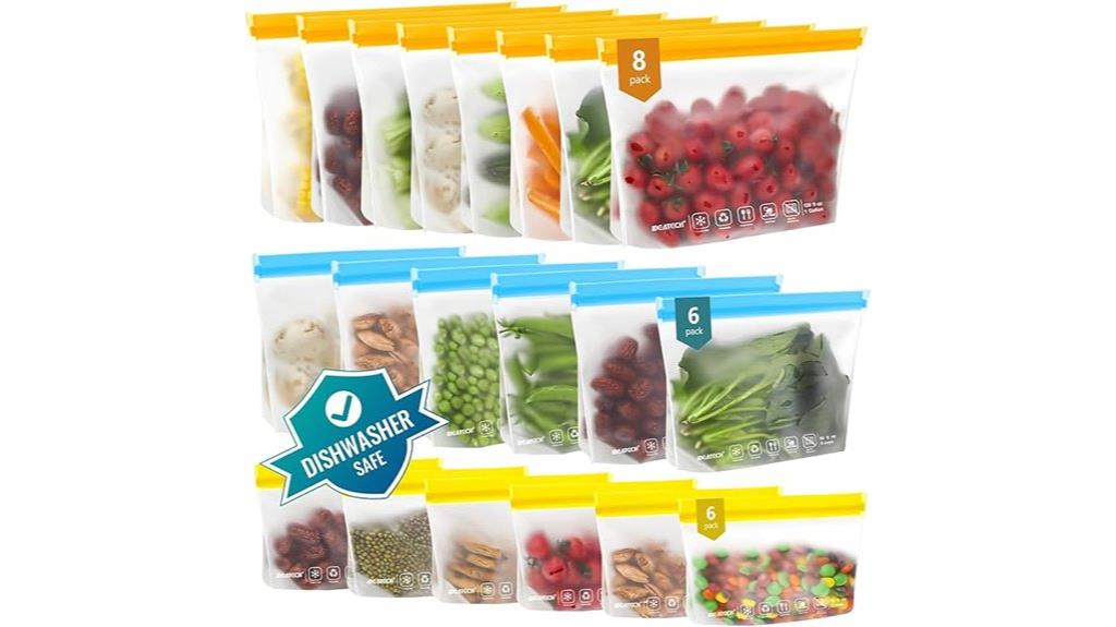reusable food storage bags
