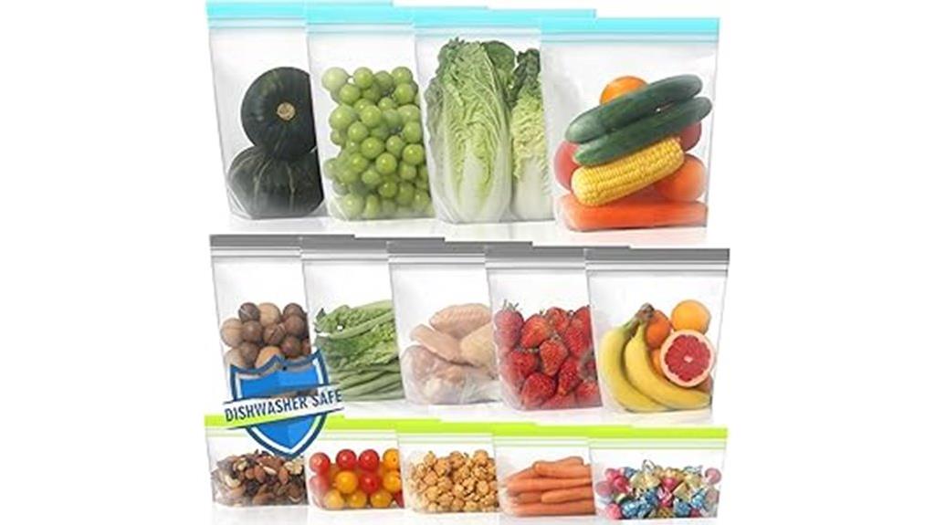 reusable freezer storage bags