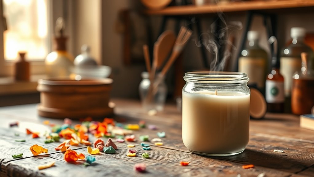 reuse wax improve candle quality