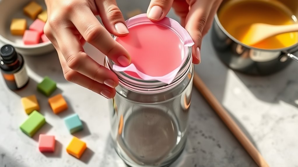 secure and preheat containers