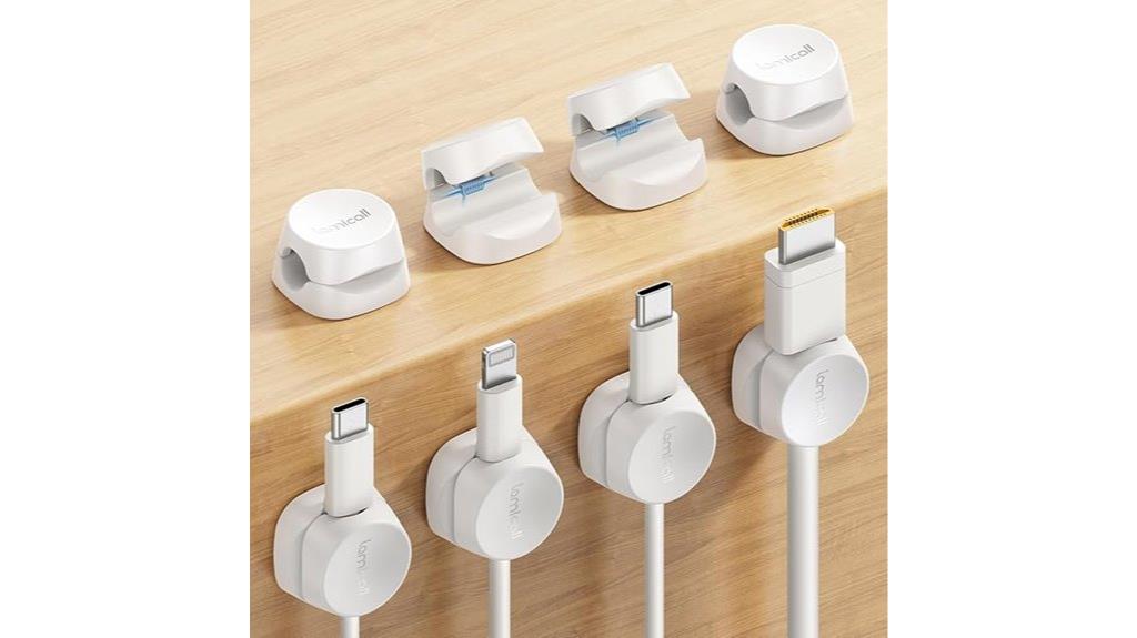 secure cable management clips