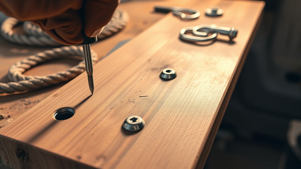 securely hang shelves safely