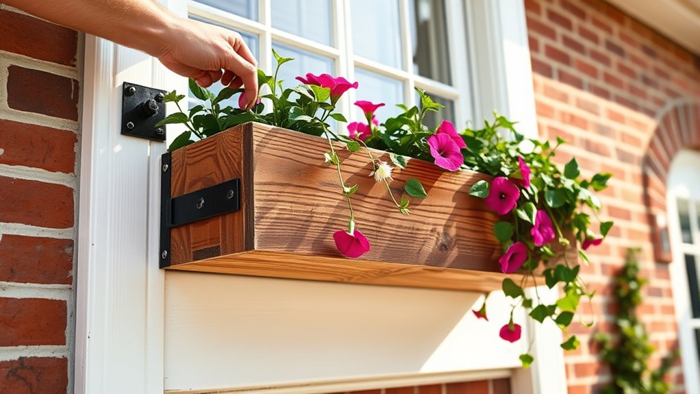 securely mount with sealant