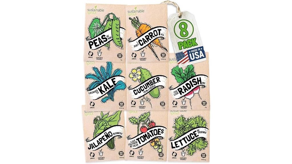 seed pack for vegetables