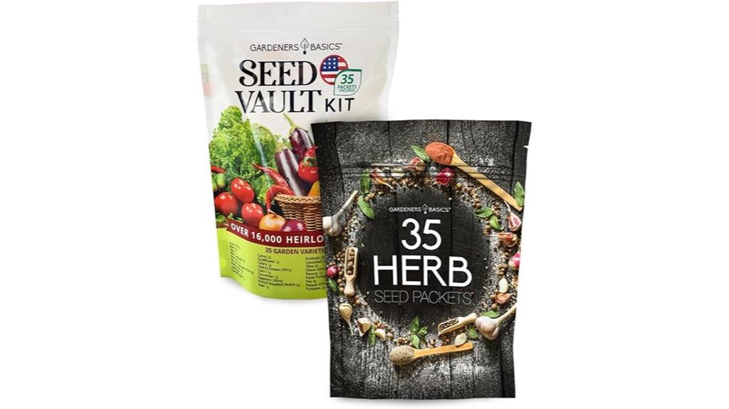 seed vault with 70 varieties