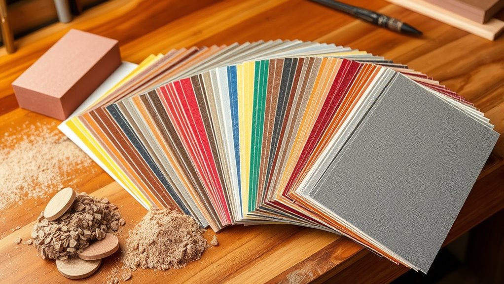 selecting appropriate sandpaper packs