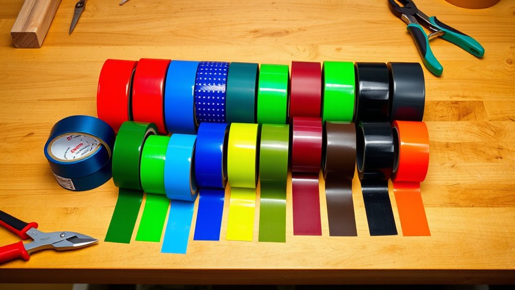 selecting durable colorful tapes