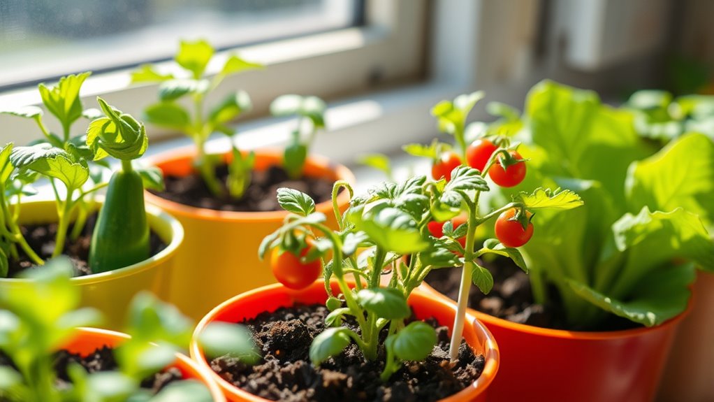 selecting suitable container vegetables