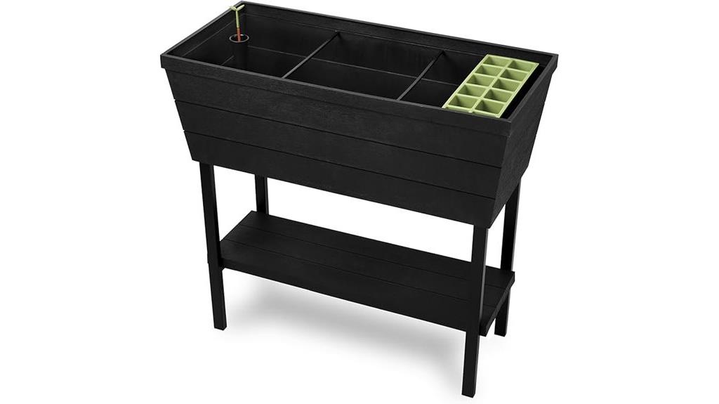self watering garden bed