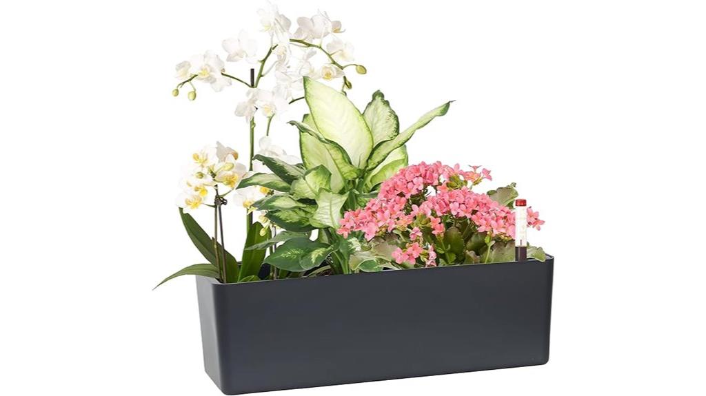 self watering indoor garden planter
