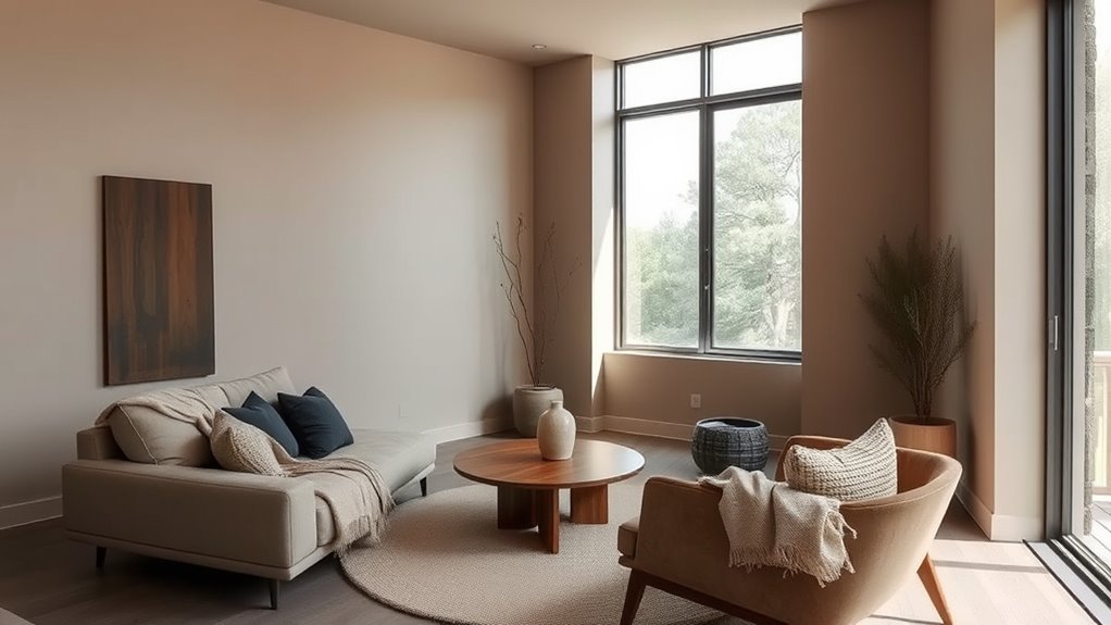 serene minimalist natural textures