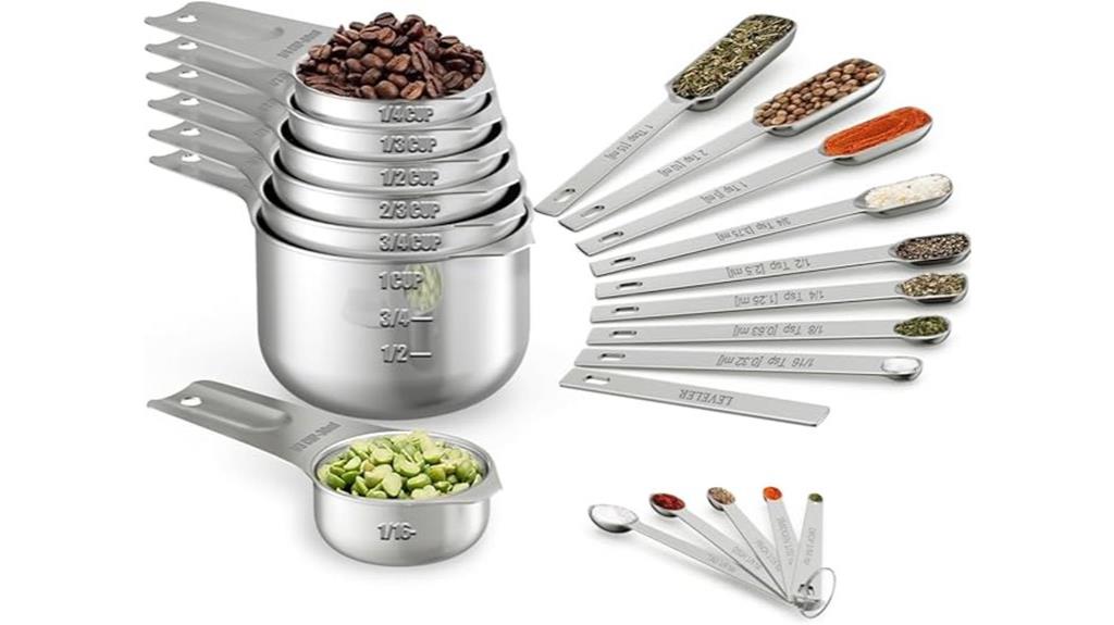 set of 21 measuring cups