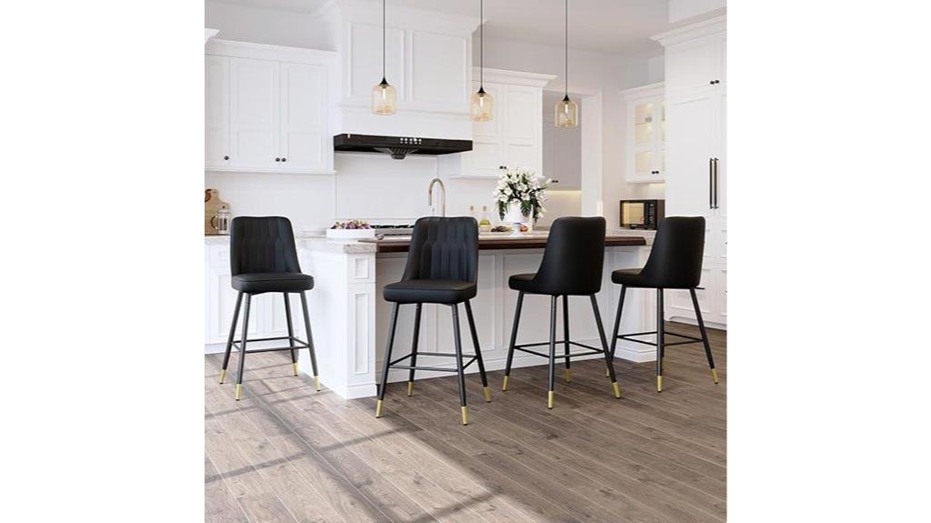 set of four counter stools