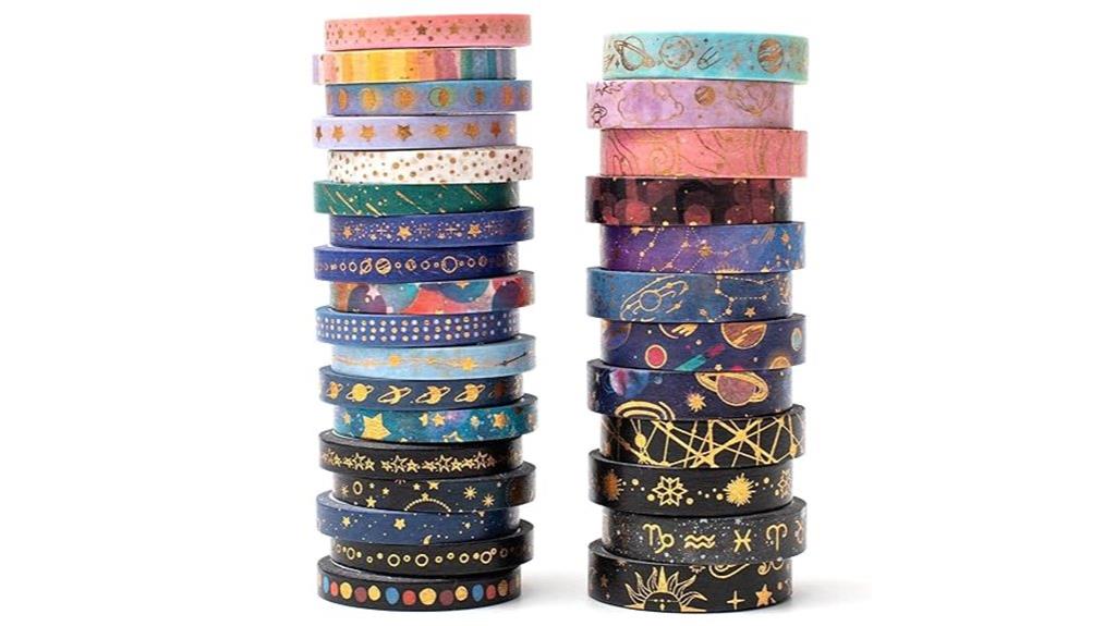 set of thirty decorative tapes